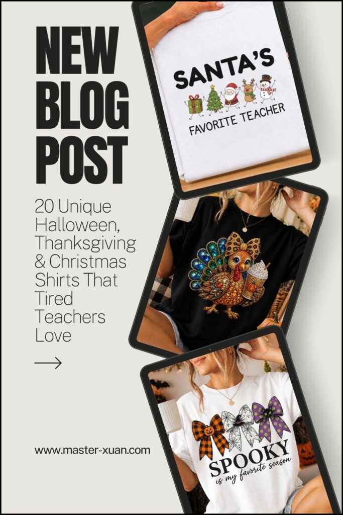 Halloween Thanksgiving & Christmas Shirts