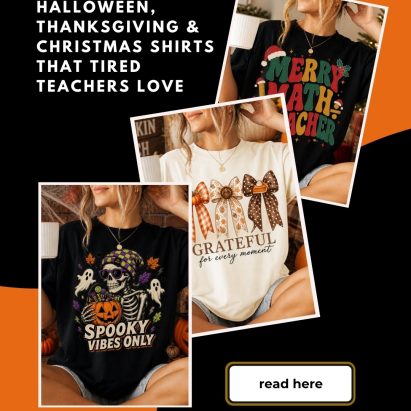 Halloween Thanksgiving & Christmas Shirts