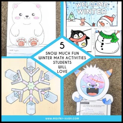 5 Snow Much Fun Winter Math Activities Students Will Love