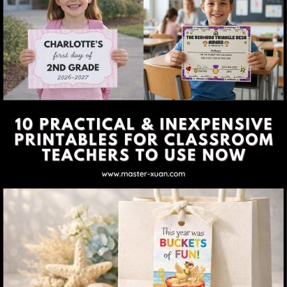10 Practical & Inexpensive Printables For Classroom Teachers To Use Now